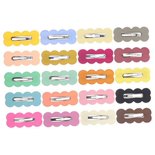 LOORGVEL 30 Stück Teiliges Kleine Haarspangen für Mädchen Bunte Candy color Haarklammern mit Süßem Wolken design Langlebige und Leichte Haarschmuck clips für Alltag Party und Cosplay von LOORGVEL