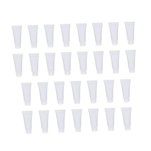 LOORGVEL 30 Teiliges Kosmetik Quetschflaschen aus Frosted Auslaufsichere Reisebehälter für Gesichtswasser Handcreme Lotion Tragbare Makeup Aufbewahrungscontainer für Unterwegs von LOORGVEL