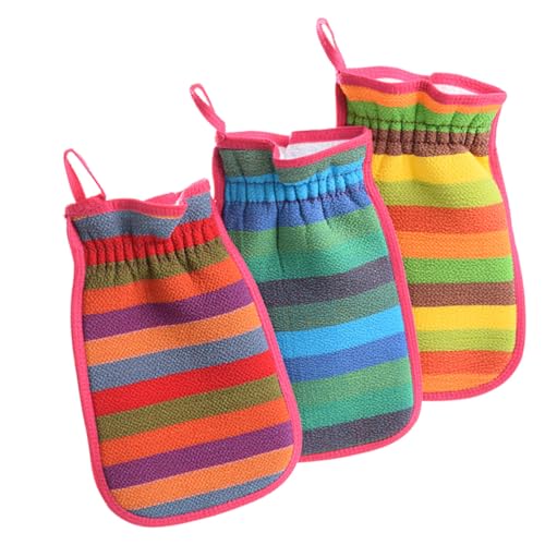 LOORGVEL 3Stücke Badehandschuhe Exfolierende Peeling Mitts aus Hochwertigem Langlebigem Material für Sanftes Peeling im Bad für Männer und Vielseitig Einsetzbar Farbe LOORGVEL 3Stücke Badehandschuhe Exfolierende Peeling Mitts aus Hochwertigem Langlebigem Material für Sanftes Peeling im Bad für Männer und Vielseitig Einsetzbar Farbe von LOORGVEL
