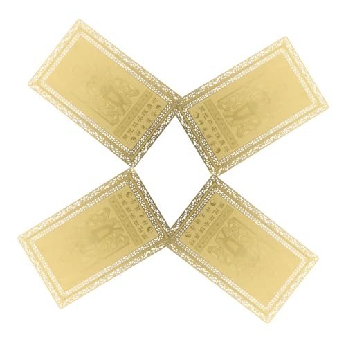 LOORGVEL 4 Stück Allgemeine Wenzhe Karte Feng Shui Schutzkarte 2024 Taisui Karten Orientalischer Glücksbringer Jahr des Pferdes Schutzkarte Buddhistischer Reichtumsanhänger Tai Sui von LOORGVEL