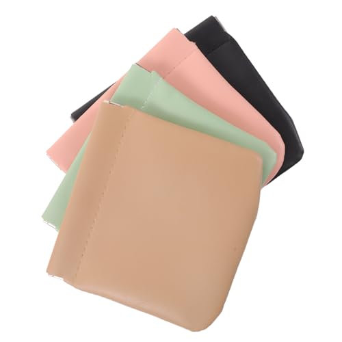 LOORGVEL 4 Stück Teiliges Kosmetiktaschen Großer Tragbarer Kulturbeutel mit Automatischem Verschluss Vielseitiger Makeup Organizer für Damen Reise und Alltag in Khaki Schwarz Hellgrün und von LOORGVEL