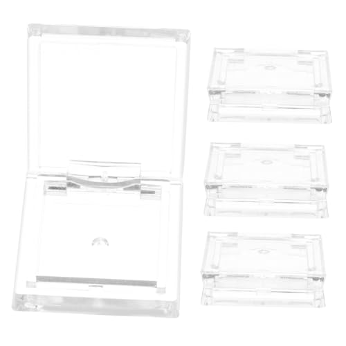 LOORGVEL 4stücke Leere Lidschatten-pfannen Quadratische Kosmetikbehälter Für Blush Lippenstift Und -make-up Robuste Wiederverwendbare Aufbewahrung Für Frauen Und Profis von LOORGVEL