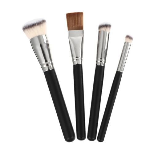 LOORGVEL 4stücke Kompaktes Teiliges Makeup-pinselset Für Foundation Und Concealer Hochwertige Kosmetikpinsel Mit Dichten Borsten Für Präzises Auftragen Und Gleichmäßigen Teint Für von LOORGVEL