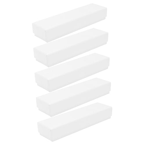 LOORGVEL 5 Stück Teiliges Rechteckiges Schreibwaren Geschenkbox mit Stiftschwamm Kompakte Aufbewahrungskiste für Büro und Schule Praktische und Stabile Stiftebox aus Hochwertigem Material von LOORGVEL