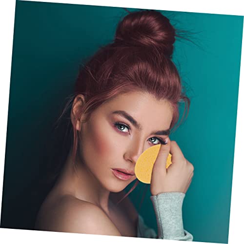 LOORGVEL 5 Stück Teiliges Runder Make Up Schwämme aus Hautfreundlichem Sanftes Peeling und Porentiefe Wiederverwendbare Makeup Entferner Pads für Gesichtspflege und Tägliche Anwendung von LOORGVEL