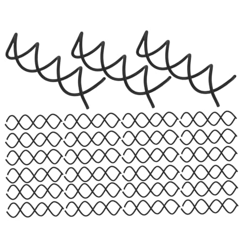 LOORGVEL 50 Stück Teiliges Dicker Spiralschrauben haarnadeln für Damen und Mädchen Rutschfeste Haarklammern für Hochsteckfrisuren French Twist Haarnadeln zum Fixieren von Dutt und von LOORGVEL