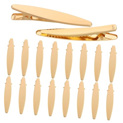 LOORGVEL 50stücke Metall Haarklammern Goldene Alligator-haarspangen Für Frisuren Und Haarstyling Für Frauen Mädchen Und Friseure Vielseitige Haaraccessoires Für Jeden Anlass von LOORGVEL