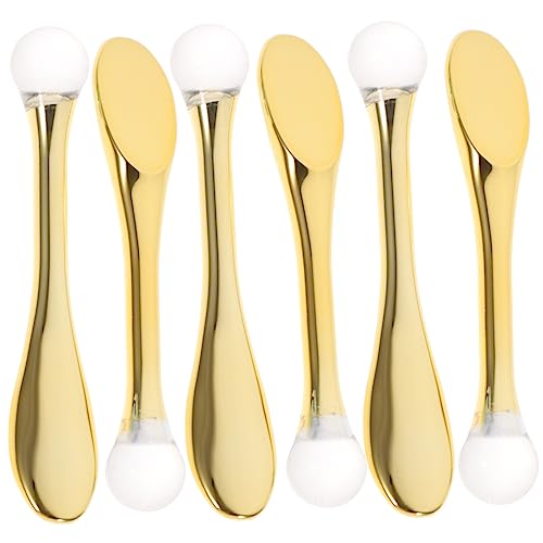 LOORGVEL 6 Stück Gesicht Maske Löffel Augencreme Messlöffel aus Langlebigem Material für Gesichts und Augenpflege Wiederverwendbar für Salon und Zuhause von LOORGVEL