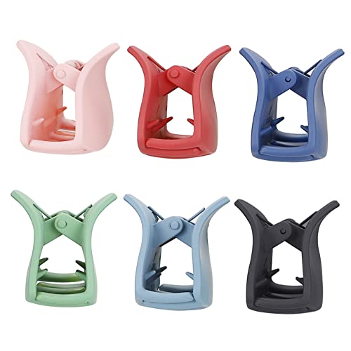 LOORGVEL 6 Stück Haarklammern Rutschfeste Haarclips für Damen zum Frisieren und Styling Vielseitige Anwendung Bad und Küche Robuste für Haartypen von LOORGVEL