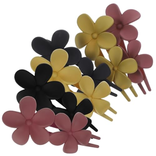 LOORGVEL 6 Stück Teiliges Blumen Haarklammern für Volumen Rutschfest Langlebig aus PC Material Eleganter Haarschmuck für Frauen Geeignet für Partys Hochzeiten und Vielseitige Frisuren von LOORGVEL
