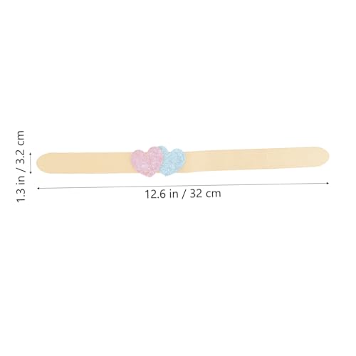 LOORGVEL 6 Stück Teiliges Haarklebeband mit Glitter Herz und Sternen Haarklammern für Frauen und Mädchen Einfacher Fixierung für kurze Haare Dutt und Haarfransen Wiederverwendbar und von LOORGVEL