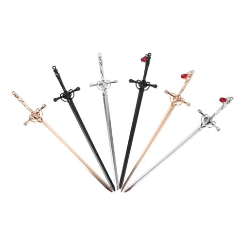 LOORGVEL 6 Stück Teiliges Kleine Metall-haarspangen im Neuen Chinesischen Vintage-stil Stilvolle Haarnadeln für Frauen Geeignet für Hanfu und Moderne Frisuren Einfache Anwendung von LOORGVEL