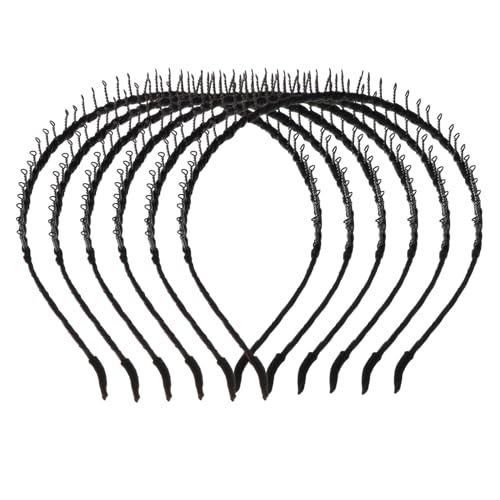 LOORGVEL 6 Stück Teiliges Rutschfeste Haarbänder mit Zähnen für Damen Langlebige Stirnbänder Festhaltend und Schonend Geeignet für Verschiedene Frisuren Modische Haarschmuck Accessoires in von LOORGVEL