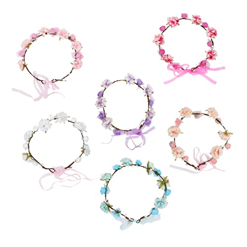 LOORGVEL 6 Stücke Blumen Haarband Damen Elastisches Stirnband mit Simulation Blumen Stilvolles Haar Accessoire für Urlaub Festliche Anlässe Mädchen und LOORGVEL 6 Stücke Blumen Haarband Damen Elastisches Stirnband mit Simulation Blumen Stilvolles Haar Accessoire für Urlaub Festliche Anlässe Mädchen und von LOORGVEL