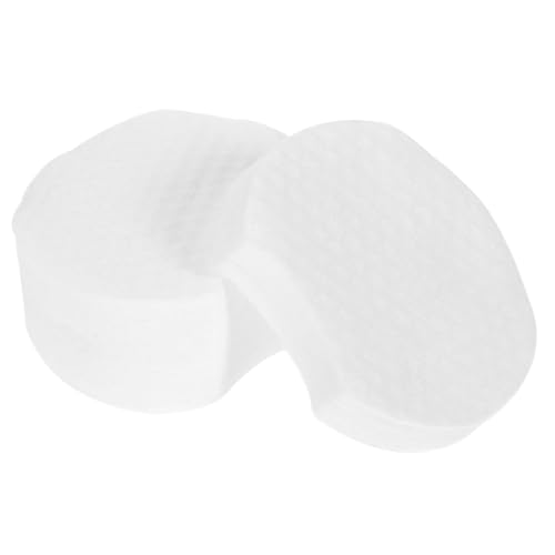 LOORGVEL 600 Stück Halbmond Make Up Entferner Pads aus Vliesstoff Verdickte Sanfte Reinigungspads für Gesicht und Augen Feucht und Trocken Verwendbar Multi Use Wattepads für Damen und von LOORGVEL