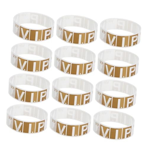LOORGVEL 600 Stück Wasserfeste Papierarmbänder für Events Reißfeste Vip Party Armbänder für Festivals Konzerte Clubs Freizeitparks und Soziale Veranstaltungen von LOORGVEL