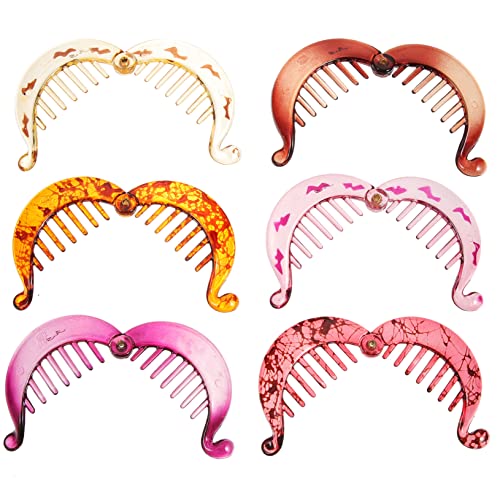 LOORGVEL 6stücke Bananenclips Haarspangen Pferdeschwanzhalter Haarschmuck Für Frauen Bananen-haarspangen Clip Fürs Haar Accessoires Für Frauen von LOORGVEL