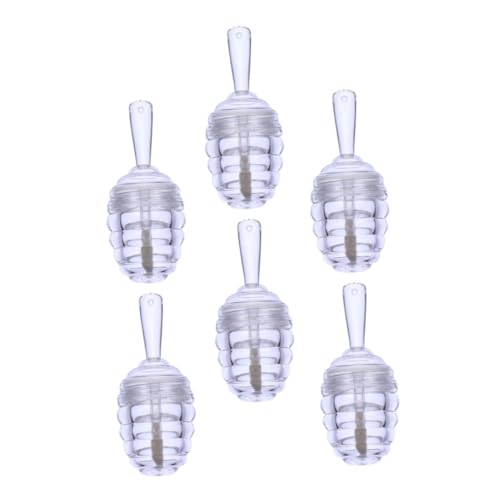 LOORGVEL 6stücke Beehive Lip Gloss Tube Transparente Lippenbalsam Behälter Für Kosmetik Leicht Und Tragbar Für Reisen Und Unterwegs von LOORGVEL