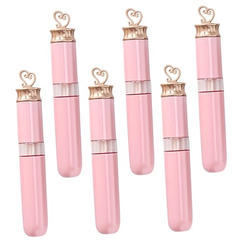 LOORGVEL 6stücke Wiederverwendbare Lipgloss-tuben Für Diy Lippenfarbe Balsam-flaschen Leere Lippenstift-rohre Tragbar Und Waschbar Für Frauen von LOORGVEL