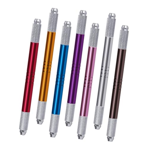 LOORGVEL 7 Stück Teiliges Dual End Microblading Augenbrauenstift Manuelle Tätowier Stifte aus Präzise Langlebig Professionelle Anwendung für Augenbrauen Tattoos und Lippenkontur Vielseitig von LOORGVEL