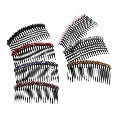 LOORGVEL 7 Stück Teiliges Haarkämme mit Zähnen Haarnadeln für Damen Bunte Haarschmuck Accessoires Dekorative Haarspangen für Eleganten Look und Vielseitige Frisuren von LOORGVEL