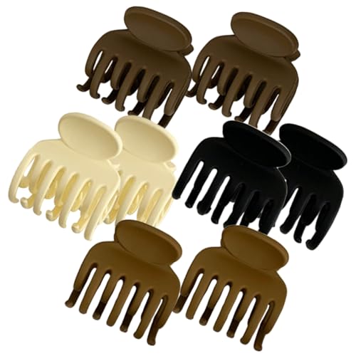LOORGVEL 8stücke Haarklauenclips Haarspangen Für Frauen Und Mädchen Kleine Haarklammern Aus Robustem Material Geeignet Für Dickes Und Dünnes Haar Haar-accessoires Für Elegante Looks von LOORGVEL