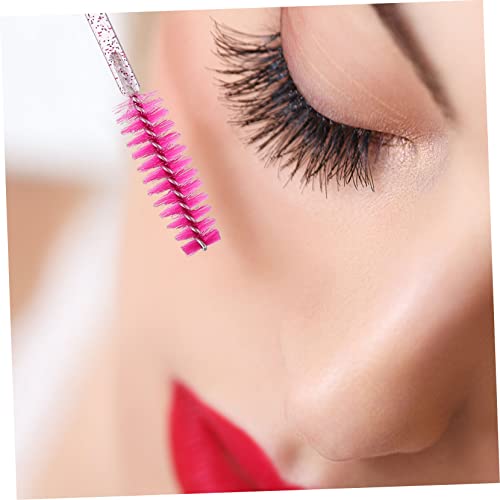LOORGVEL 8 Stück Teiliges Wimpernkamm Set mit Kristallgriff Roter Mascara Pinsel Trennend und Formend Hautfreundlich für Präzises Augen Make Up bei Damen von LOORGVEL