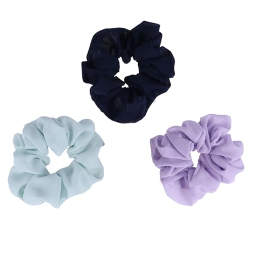 LOORGVEL 9 Stück Teiliges Chiffon Haargummis Elastisch Weich Haarschonend für Frauen Mädchen Ponytail Halter Haarschmuck Stretchige Haargummis für Stylische Frisuren von LOORGVEL