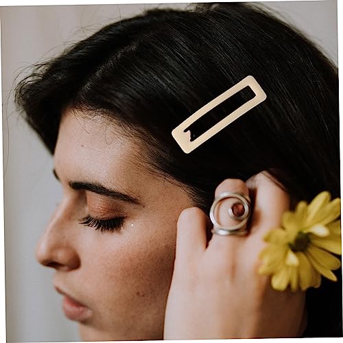 LOORGVEL 9 Stück Teiliges Haarklammer für Damen Matte Einfache Haarspangen in gedeckten Farben Blau Milchtee Rosa Langlebige Snap Clips für festen Sitz bei Alltag Party und Styling von LOORGVEL