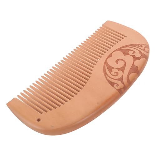 LOORGVEL Antistatischer Holz kamm mit Feinen Zähnen Handgefertigt Langlebig und Portabel Geschnitztes Design Geeignet für Männer und Frauen zum Styling und Styling Kompakt für Reisen von LOORGVEL