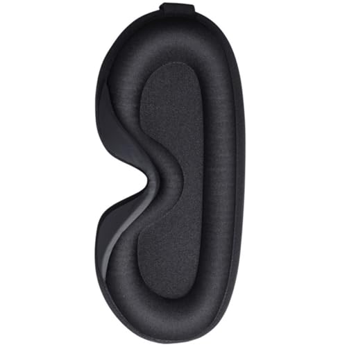 LOORGVEL Atmungsaktive Schlafmaske mit Elastischem Verstellbarem Band für Damen und Herren Weiche Schwarze Augenmaske mit Effektiver Lichtblockierung und Komfortablem Sitz für Reisen und von LOORGVEL