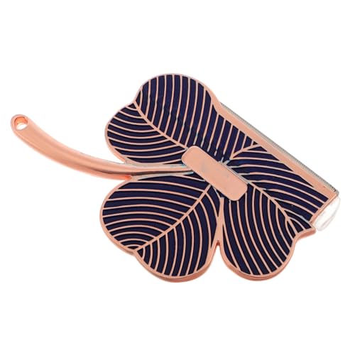 LOORGVEL Augenbrauen Trimmer Präzisions Rasierer für Anfänger Kreativer Shamrock Form Augenbrauen Shaver Einfach zu Bedienen Präzises Gesichtshaarentfernungswerkzeug von LOORGVEL