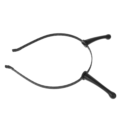 LOORGVEL Außerirdischer Haarreif Schwarz Halloween Party Accessoire Cosplay Stirnband mit Einzigartigem Weltraumdesign Langlebiges Sicheres Material für Kostüm und Fasching von LOORGVEL