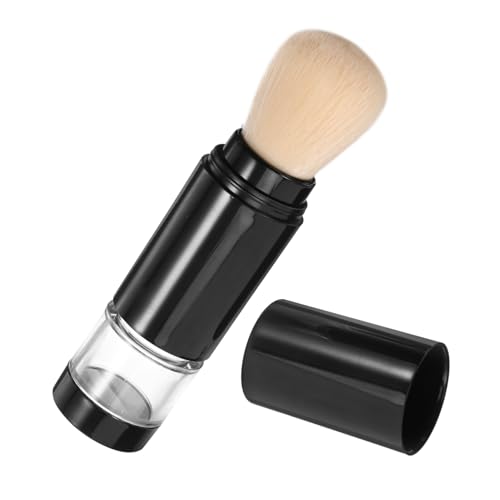 LOORGVEL Automatischer Puderpinsel für Frauen Weicher und Gesichtspinsel Tragbarer Kosmetikpinsel für Sanfte Make Up Anwendung für Losen Puder und Unterwegs von LOORGVEL