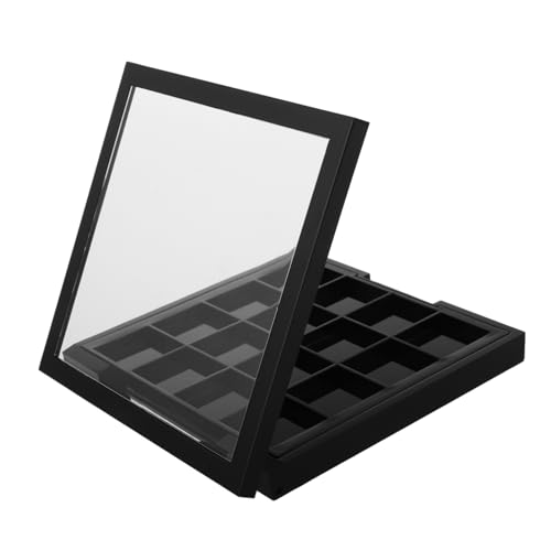 LOORGVEL Leere Lidschatten Palette Für Make-up Fächer Kosmetik Organizer Für Lippenstift Und Lidschatten Spillproof Design Für Sicheres Lagern Tragbar Und Leicht Für Unterwegs von LOORGVEL