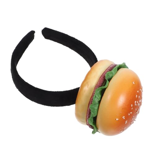 LOORGVEL Burger-stirnband Cosplay-kopfschmuck Dekoratives Stirnband Für Partys Festivals Kostüm-accessoire Aus Schwammmaterial Mit Zarter Farbe Für Alltag Und Feiern von LOORGVEL