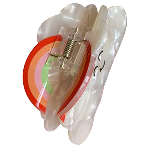 LOORGVEL Creative Haar Klaue Clip Bunter Wolken Design Haarschmuck für Frauen Mädchen Haarklammer Styling Werkzeug für Alltag Büro Schule Camping von LOORGVEL