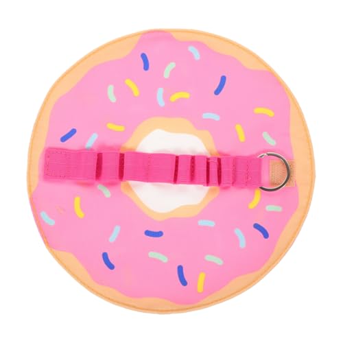 LOORGVEL Donut Federmäppchen Rollmäppchen Stifterolle Leinwand mit Süßem Donut Muster Praktische Stiftetasche zum Wiederverwendbar und Robust für Erwachsene und Schüler von LOORGVEL