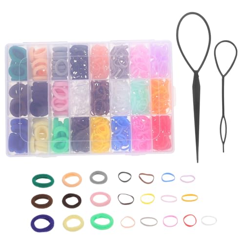 LOORGVEL Elastische Geflochtene Haargummis für Frauen und Mädchen Vielseitige Haarbänder für Dickes Haar Ponytail Halter Geeignet für Haartypen Frisuren von LOORGVEL