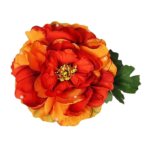 LOORGVEL Große Blumen Haarspange für Hochzeit Strandparty und Fotoshootings Eleganter Haarschmuck für Damen Mädchen und Leicht und Rutschfest für Feiern und Besondere Anlässe von LOORGVEL