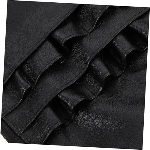 LOORGVEL Große Pu Leder Kosmetiktasche mit Verstellbarem Gurt Multifunktionaler Makeup Pinsel Organizer Leicht und Kompakt Vielseitig für Reisen und Alltag Tragbare Schminktasche für Damen von LOORGVEL