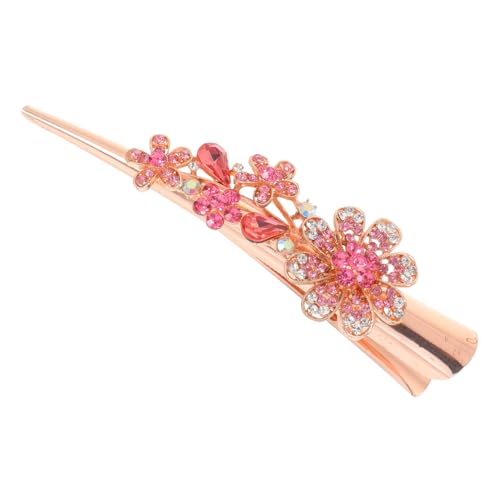 LOORGVEL Großer Alligator Haarklammer mit Kristallbesatz Eleganter Haarclip für Damen Robustes Geeignet für Verschiedene Frisuren und Anlässe Wie Hochzeit Party Geburtstag Stilvolles von LOORGVEL