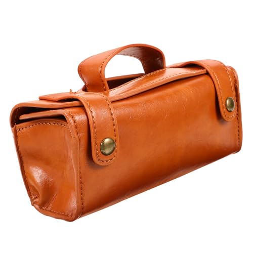 LOORGVEL Großer Kulturbeutel Herren Pu Leder Waschtasche mit Viel Stauraum Mehrfach Unterteiltes Reiseetui für Rasierer und Toilettenartikel Tragbare und Vielseitige Reisesetui für Männer von LOORGVEL