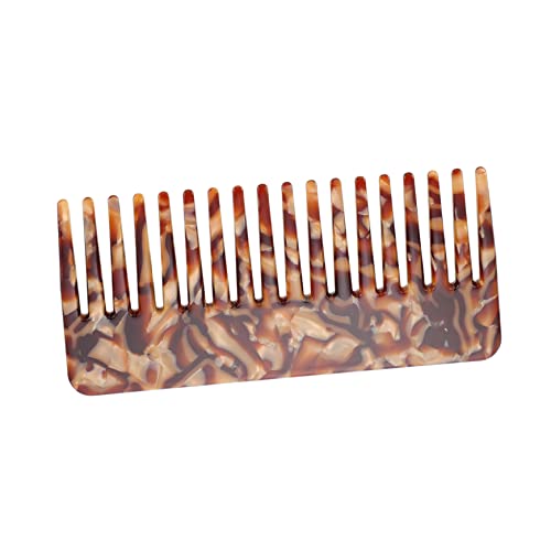 LOORGVEL Haar Entwirren Kamm Breiter Zahn Antistatischer Stylingkamm für Damen und Herren Hitzebeständig für Nasses Haar Haushaltskamm von LOORGVEL