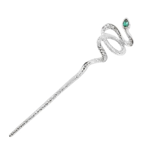 LOORGVEL Haarnadel in Schlangenform Haarstäbchen Aus Metall Haarschmuck Für Frauen Dutt-haarstab Für Party Und Alltag von LOORGVEL