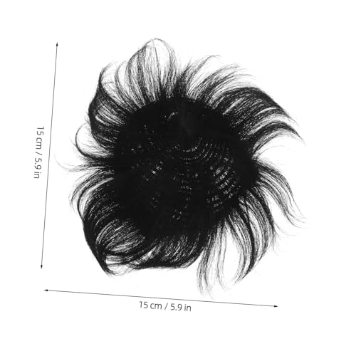 LOORGVEL Herren Haarteil für Glatzige Stellen Kurzhaar Toupee mit Unsichtbarer Integration Robuster Komfort Einfache Installation Charmantes Design für Täglichen Gebrauch von LOORGVEL