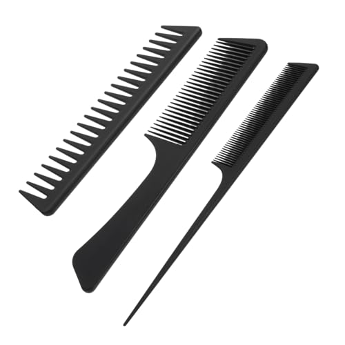 LOORGVEL Kamm Damen Und Herren Mit Feinem Kamm Grobem Und Spitzen Für Haarstyling Entwirren Und Haarschneiden Antistatisch Stabilem Material von LOORGVEL
