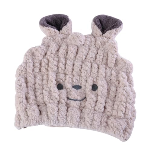 LOORGVEL Komfortable Haartrocknungsmütze Absorbierendes Handtuch für Junge Mädchen zum Haar mit Süßem Design für Optimale Pflege und Schnelles Trocknen von LOORGVEL