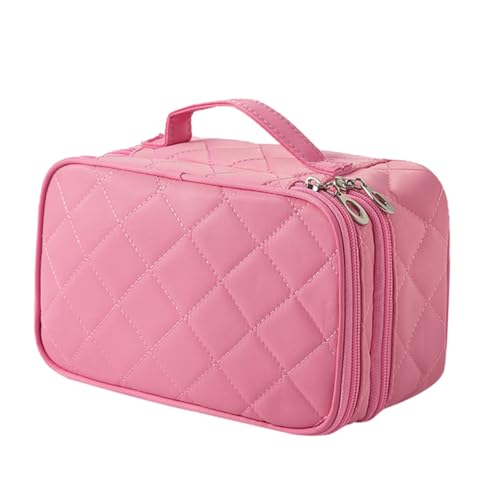 LOORGVEL Kosmetik-Aufbewahrungstasche Reise-Make-up-Tasche Doppelschichtig Organizer Für Kleinigkeiten Zum Tragen Von Lipgloss Make-up Lotion Und Shampoo Mit Griff Geeignet Für Frauen von LOORGVEL
