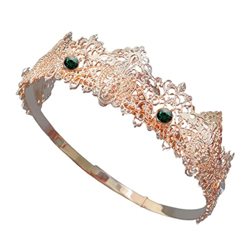 LOORGVEL Krone mit Strass für Prinzessinnen Haar Ornament für Hochzeiten Cosplay Partys für Fotoshootings und Festliche Anlässe von LOORGVEL